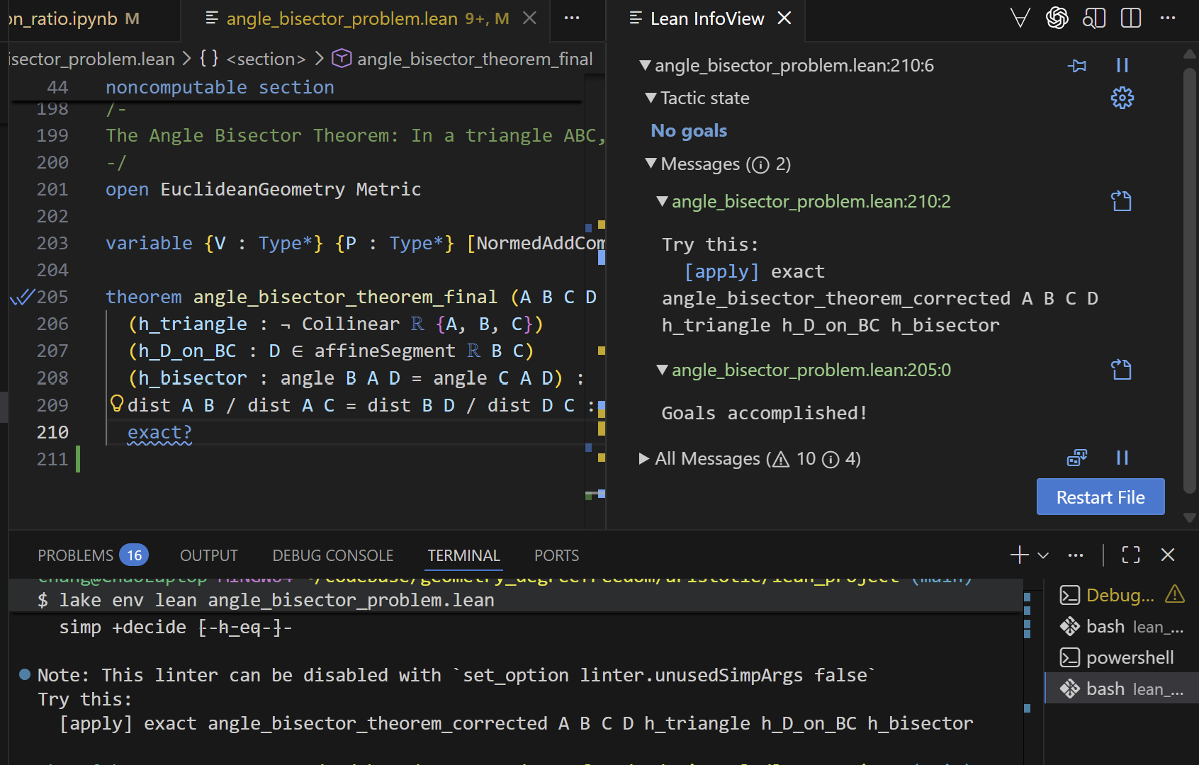 Aristotle prompt interface